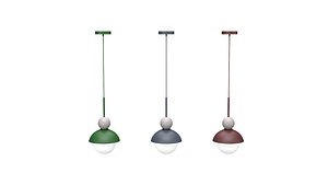 3D Savie wood pendant model