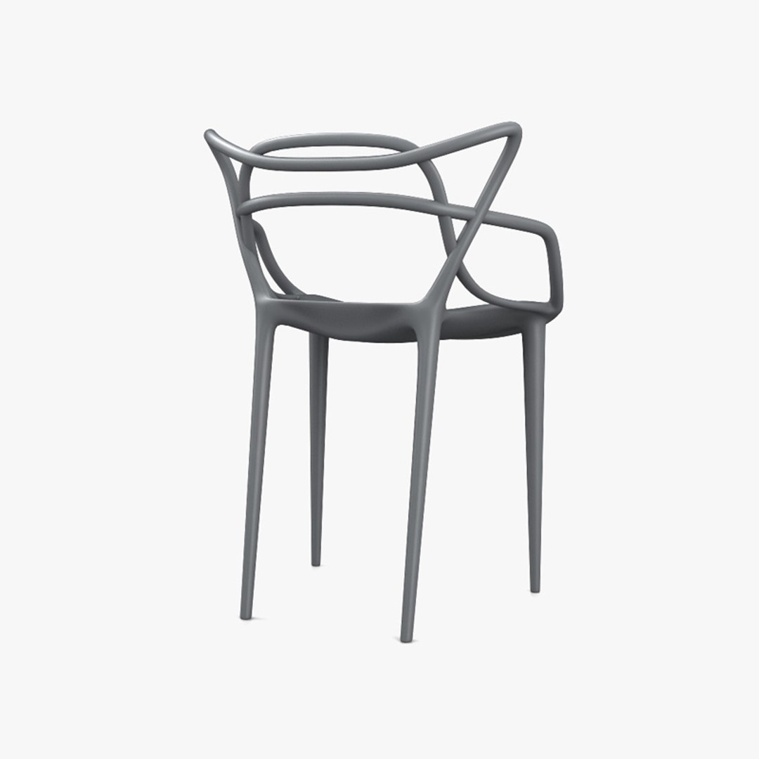 Kartell Masters Chair 3D model TurboSquid 1938028
