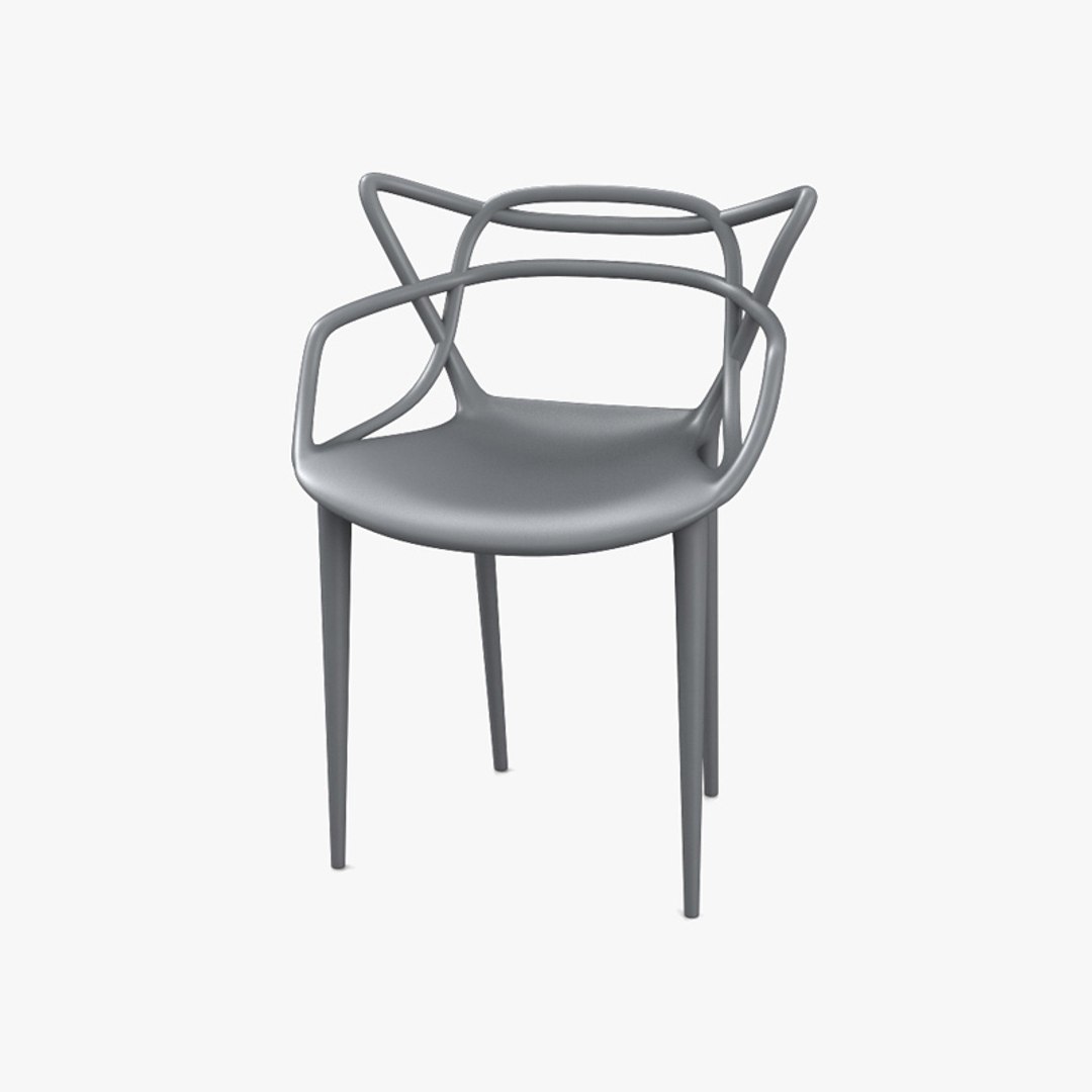 Kartell Masters Chair 3D model TurboSquid 1938028