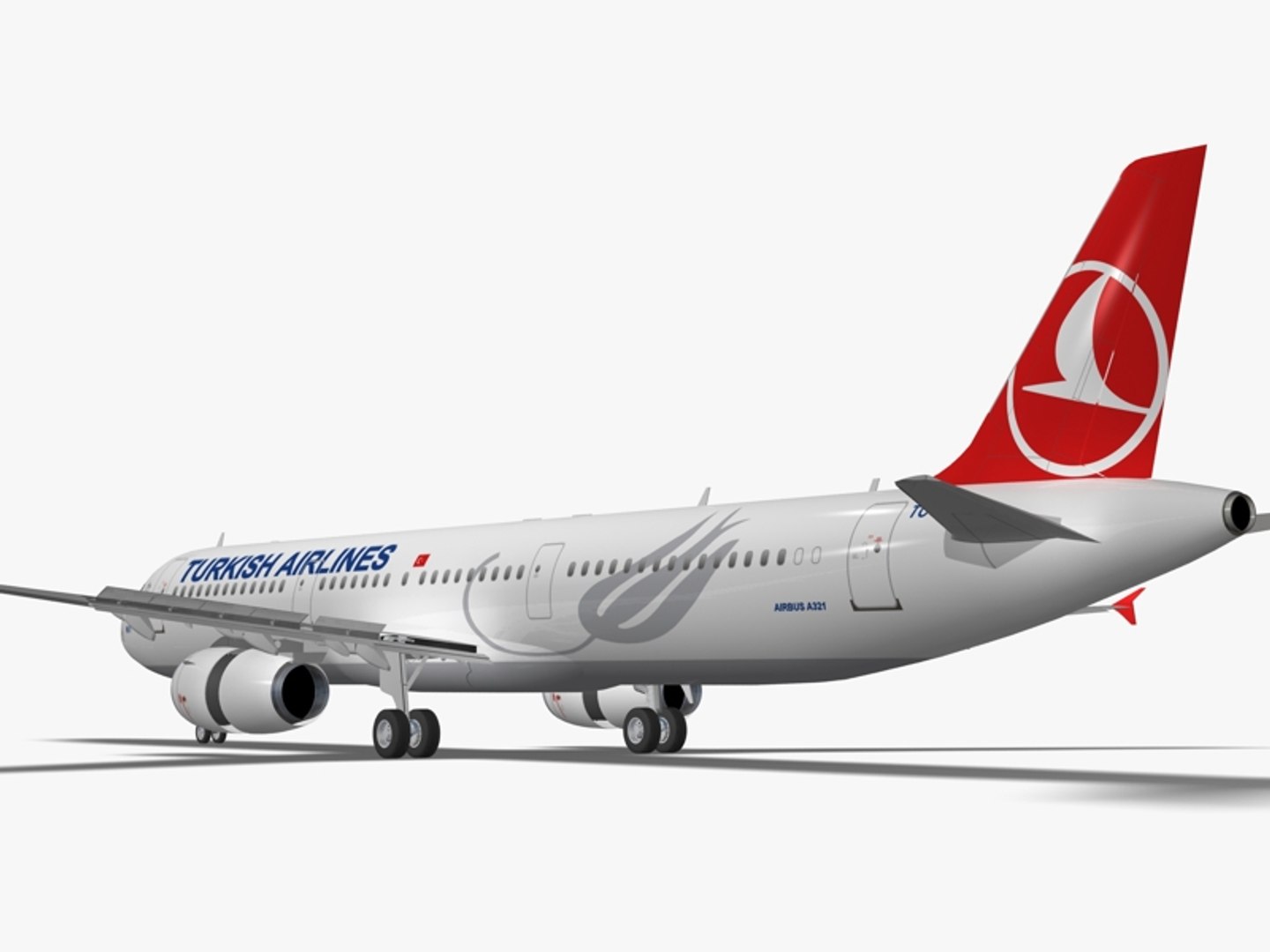 Airbus Turkish Airlines A321 3D Model - TurboSquid 1193709