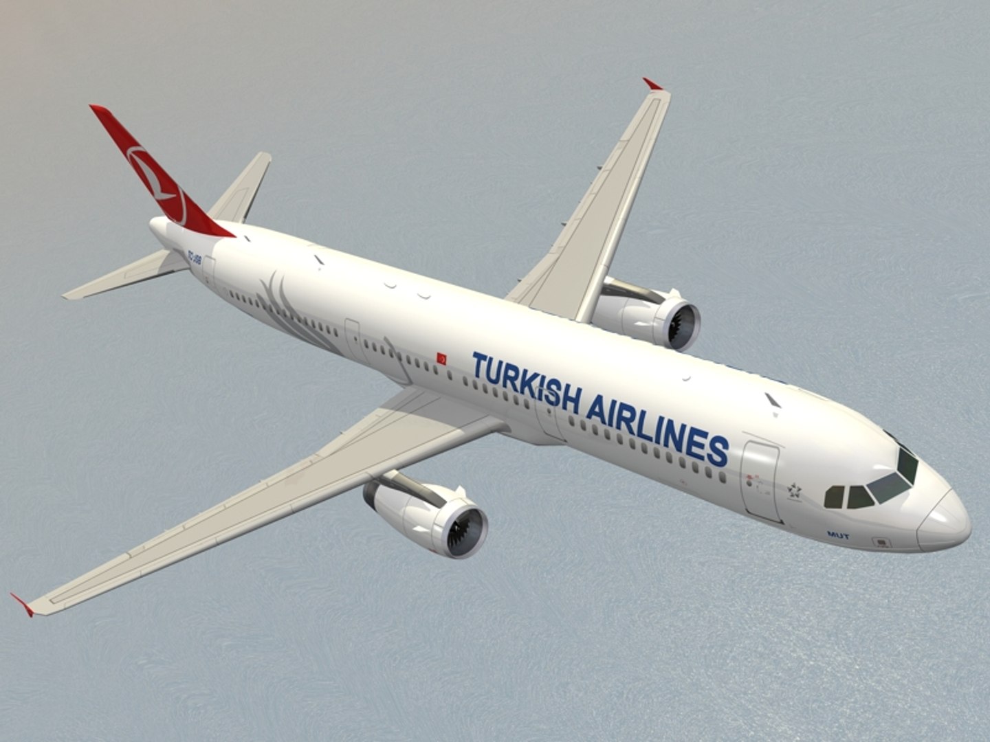 Airbus Turkish Airlines A321 3D Model - TurboSquid 1193709