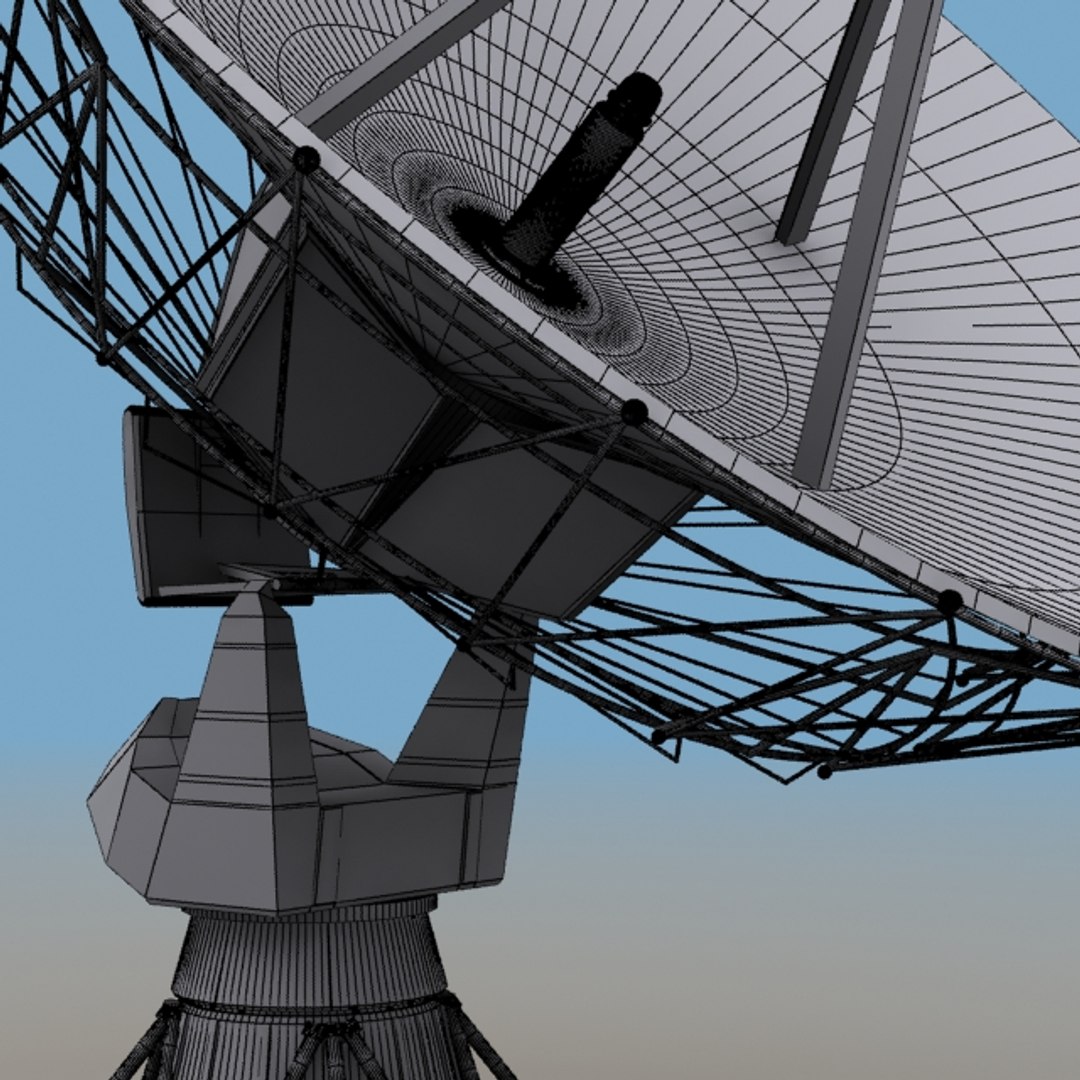 3d Model Based Satellite Antenna