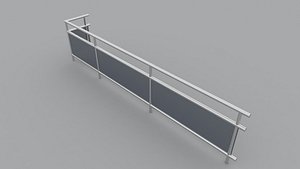 3D archi detail railing 30 model