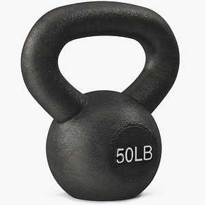 3D Iron Competition Kettlebell Weight 50lb model