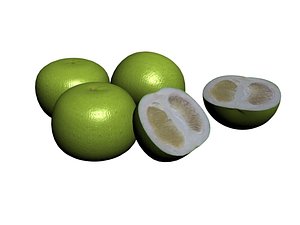 green lemon 3D model