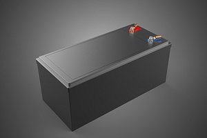 3D STANDARD INDUSTRIAL BATTERY DC VOLT POWER SUPPLY ENERGY STORAGE model