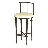 Postwar Design Giacometti Style Bronze Patina Bar Stool