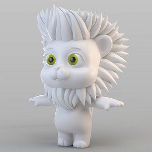 biped lion animation model