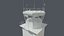 Air Traffic Control tower with interior Low Poly PBR