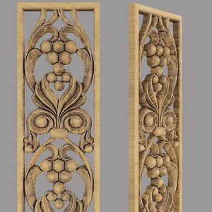 cnc panel 3D model