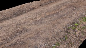 Dirt Road 3D Scan 001 and 002