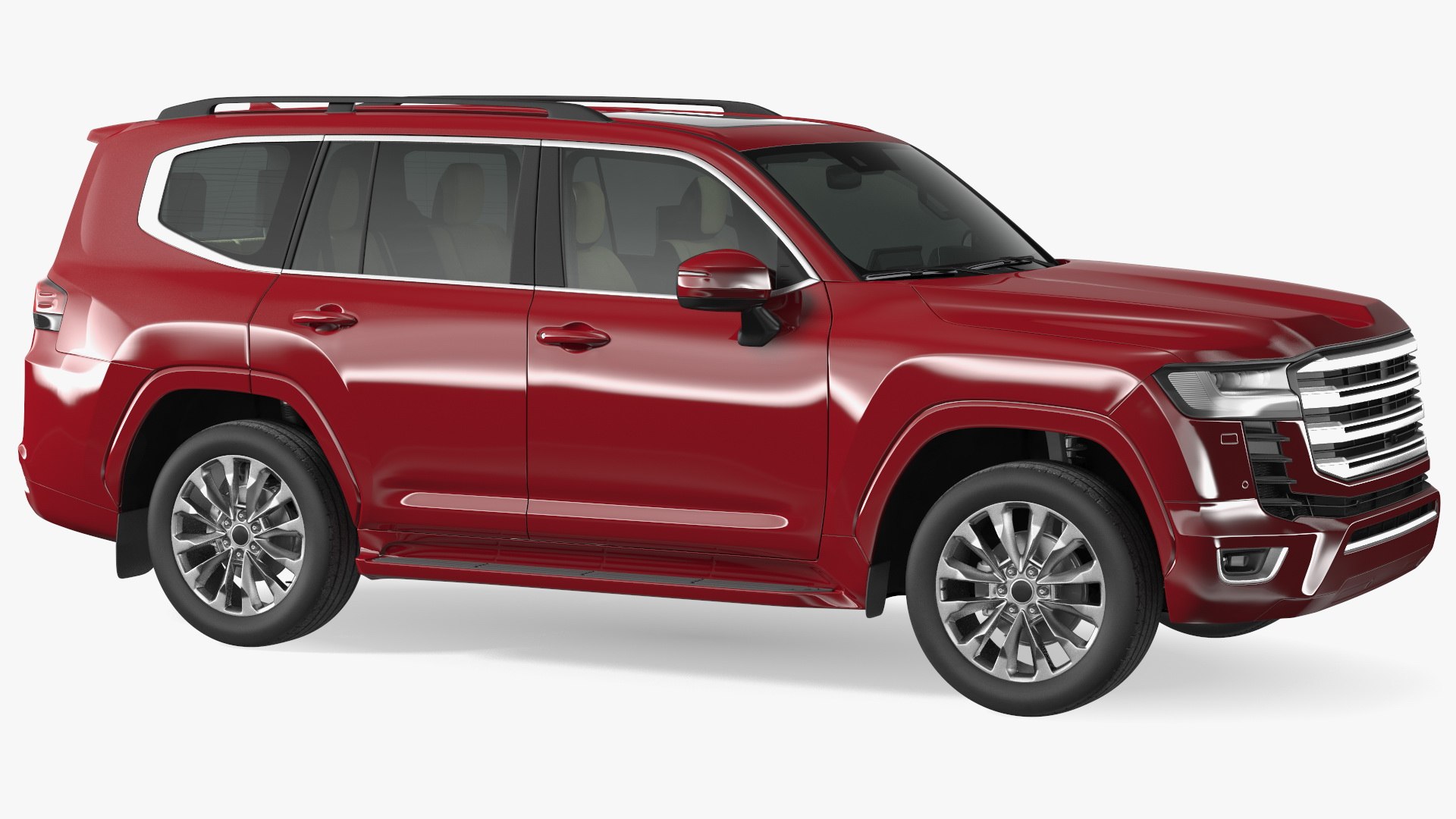 Full Size SUV 2022 Rigged 3D model preview