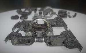 Futuristic Terrain Walker Vehicle Old Version