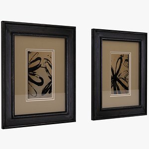 3d framed art distressed wood