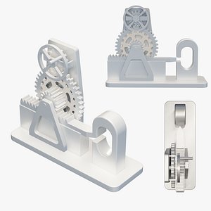 Gear-Driven Mechanical Nutcracker