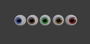 3D eye chart - TurboSquid 1513681