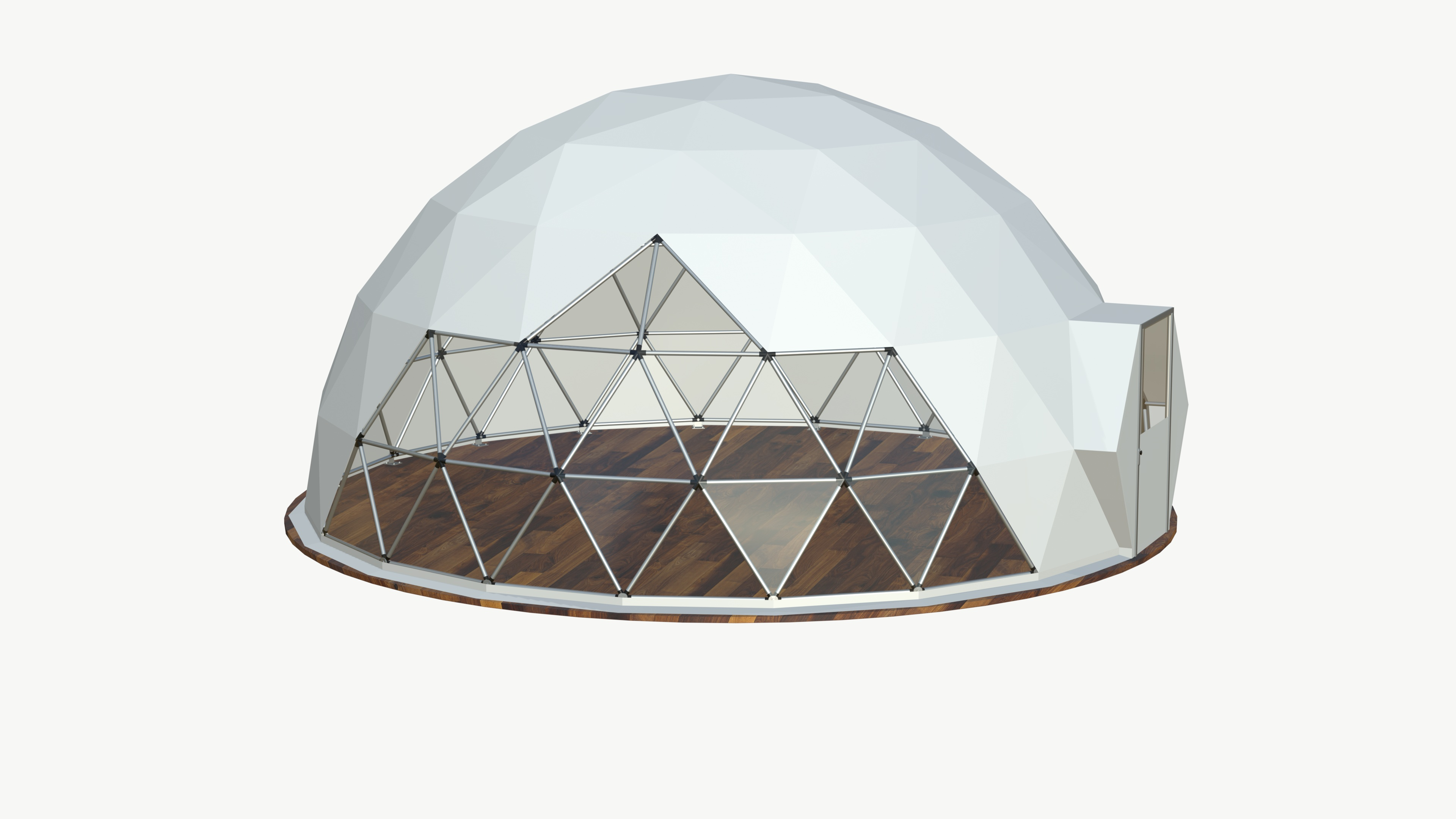 modelo 3d Nuevo diseño de cúpula geodésica V4 - TurboSquid 2045874