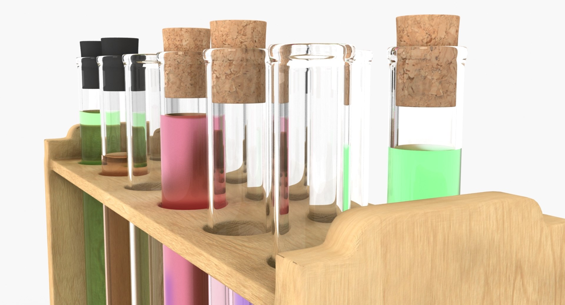 3d Test Tube Rack Model