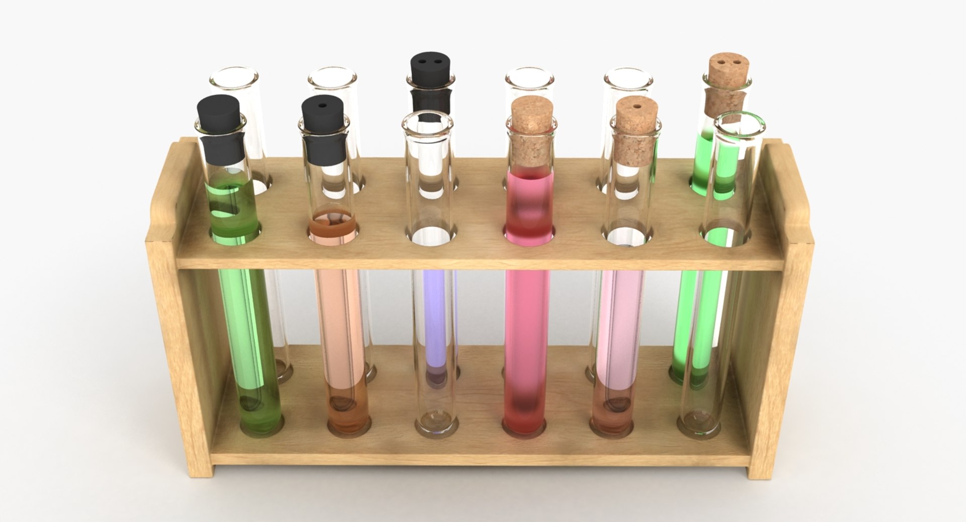 3d Test Tube Rack Model
