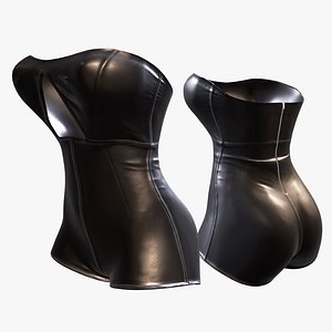 3D leather suit