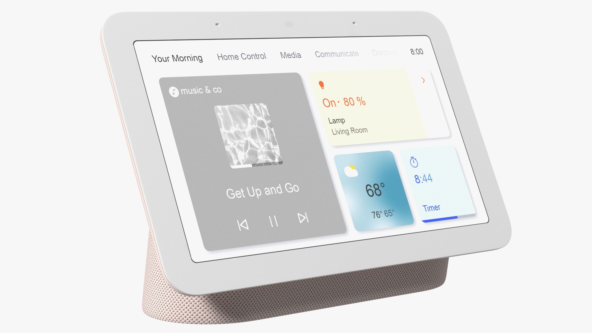 Nest Hub Smart Display 2Gen Sand 3D model preview