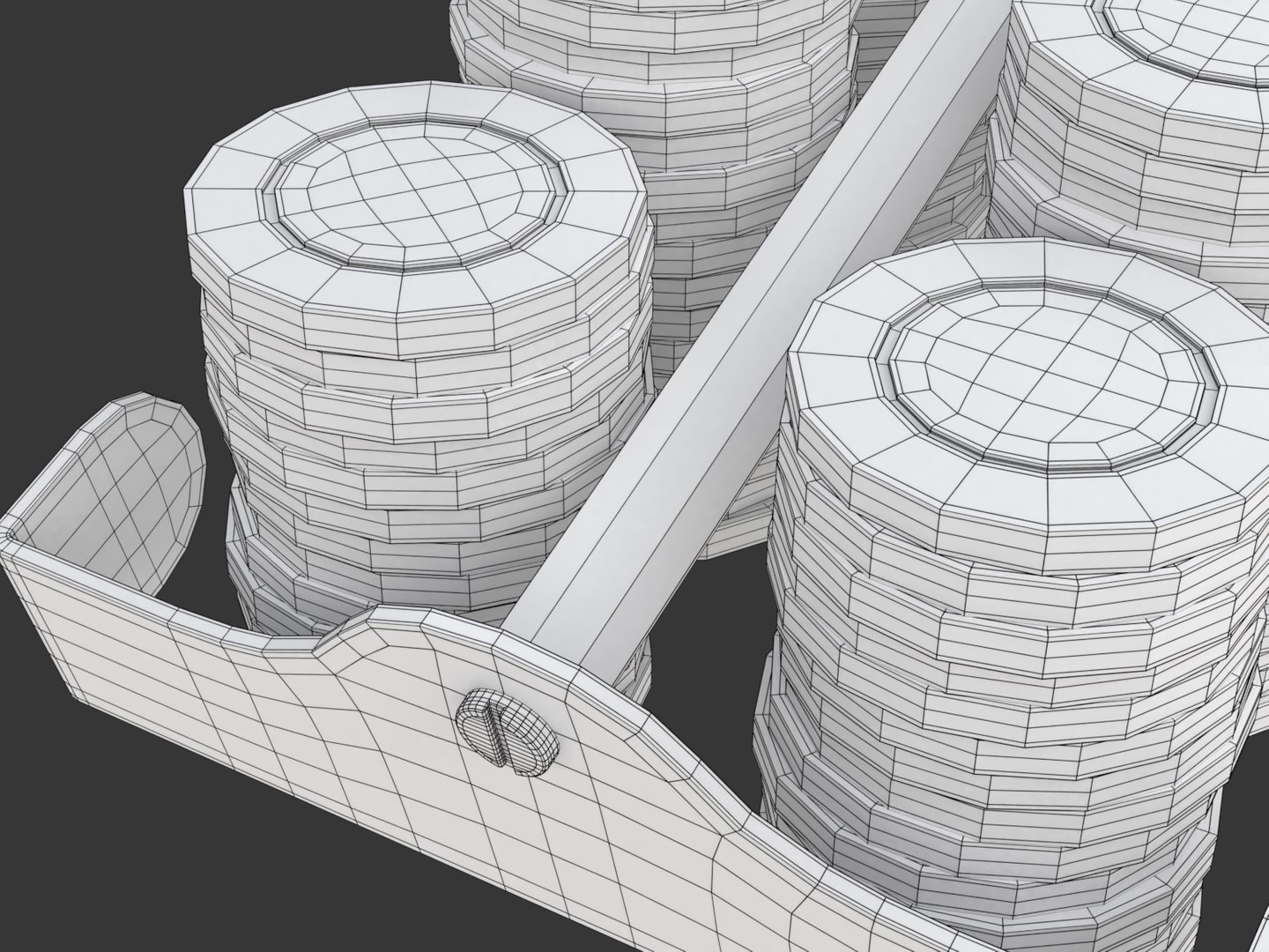 Chip Roulette Rake 3D Model - TurboSquid 1481378