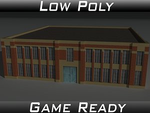 victorian warehouse factory building 3d 3ds