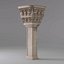Architectural Muqarnas Column 001