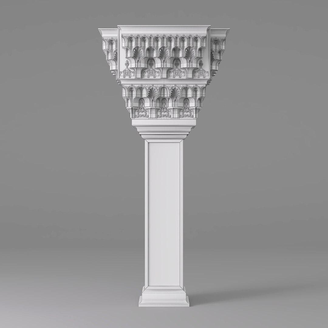 3D Islamic Arabian Classic Column and Cornices model https://p.turbosquid.com/ts-thumb/vV/7azhKW/Jc/wireframe_7/jpg/1775390570/1920x1080/fit_q87/2088da341dbba4f34f9fbd6b60b40468948dbb9d/wireframe_7.jpg