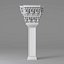 Architectural Muqarnas Column 001