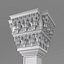 Architectural Muqarnas Column 001