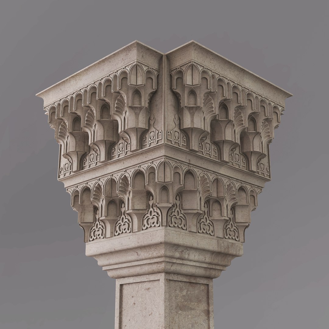 3D Islamic Arabian Classic Column and Cornices model https://p.turbosquid.com/ts-thumb/vV/7azhKW/pT/preview_2/jpg/1775390487/1920x1080/fit_q87/8ce975a6529164d009e540496f608698351802b7/preview_2.jpg