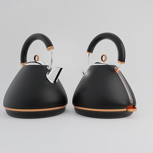 electric kettle home appliance Low-poly 3D model