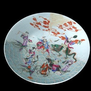 3ds max chinese antique plate