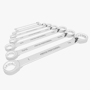 ratcheting boxend wrench 3d model