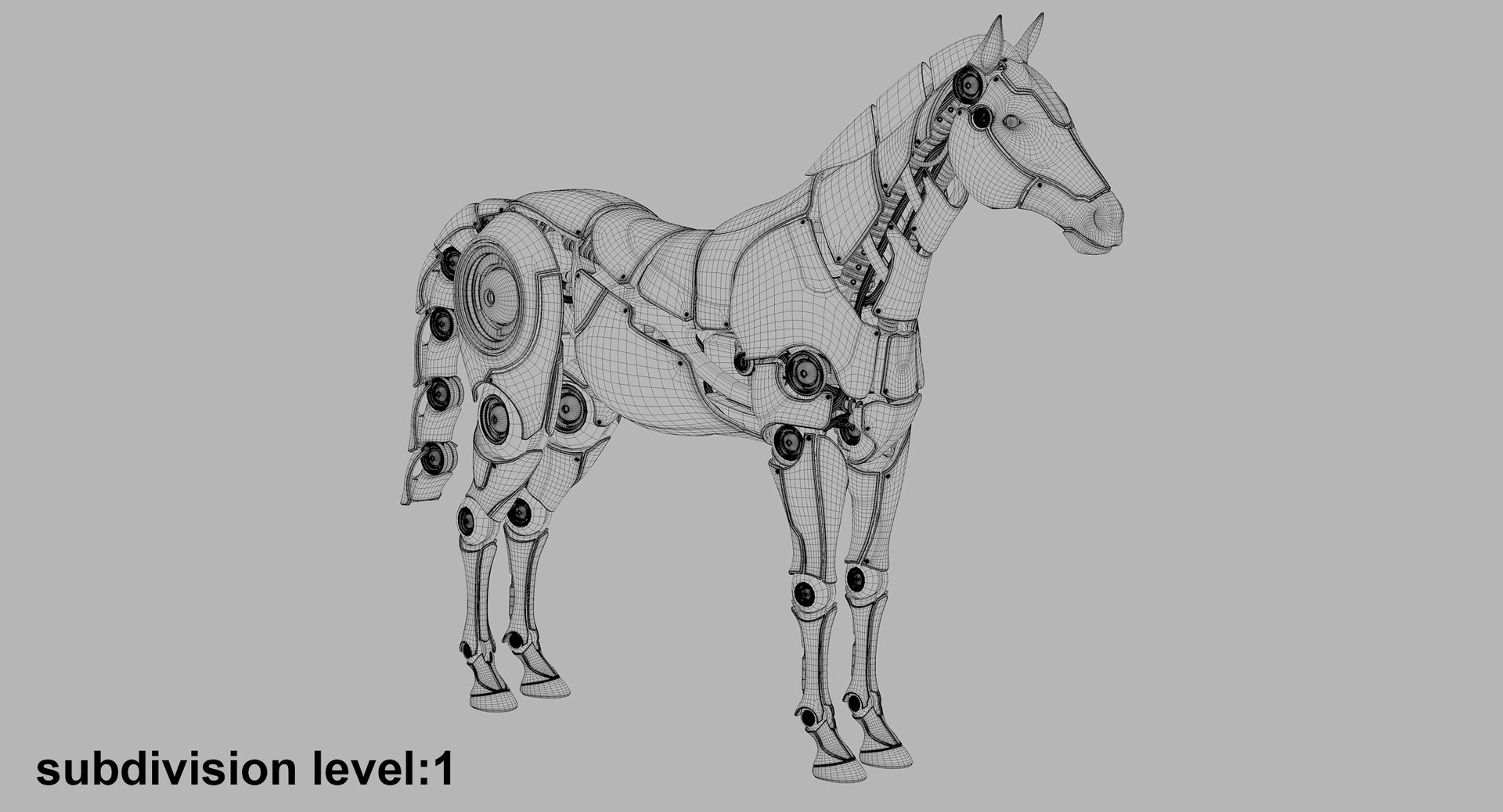 3D horse robot https://p.turbosquid.com/ts-thumb/vV/BLR87e/fc/wire06/jpg/1607508300/1920x1080/fit_q87/bec7cbd0664fa1c1004ca25301be90c8eb2d184e/wire06.jpg