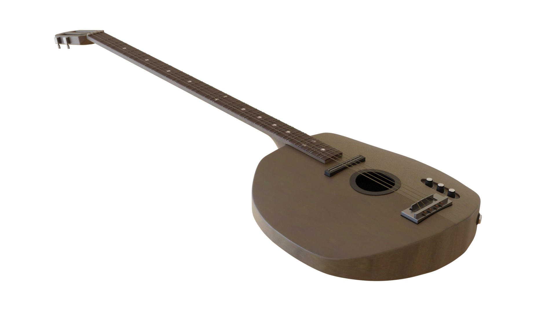 3D Model Microtonal Bass Guitar Musical Instrument - TurboSquid 1574100