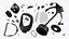 MF 14 Full Face Respirator on Man Black