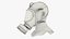 MF 14 Full Face Respirator on Man Black
