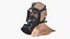 MF 14 Full Face Respirator on Man Black