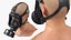 MF 14 Full Face Respirator on Man Black