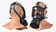 MF 14 Full Face Respirator on Man Black