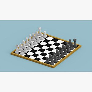 3D Voxel Chess model