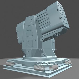 airframe missile launcher 3d model