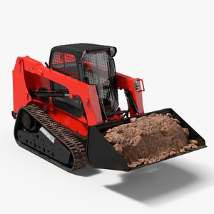 Skid Steer Loader with Soil Load Rigged