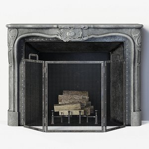 regency style stone 3D model