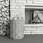 3D fireplace stone decor model
