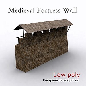 Medieval fortress wall