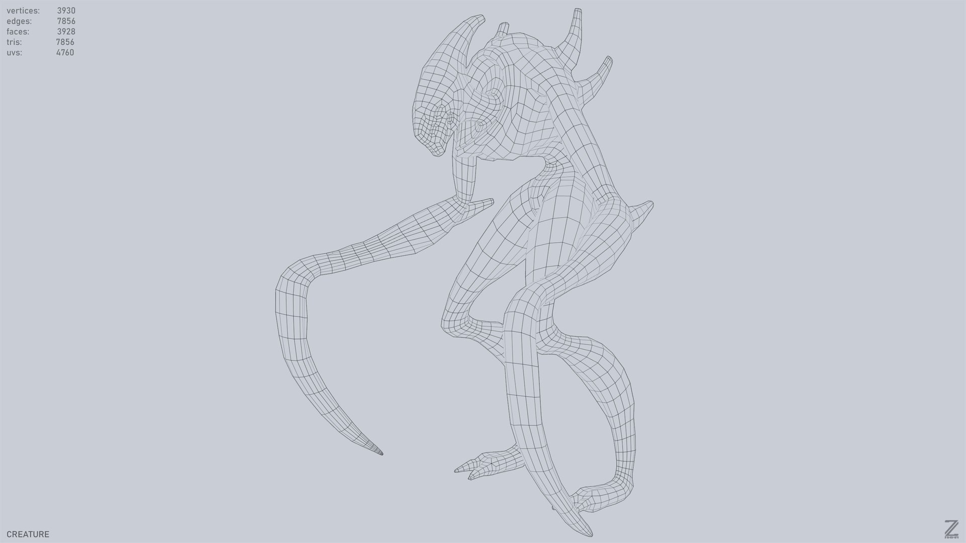 Creature Model - TurboSquid 2384482
