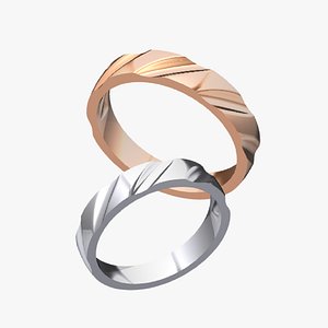 3D wedding ring 26